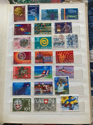 Lotto francobolli vintage Austria e Svizzera