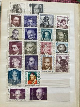 Lotto francobolli vintage Austria e Svizzera