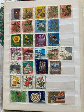 Lotto francobolli vintage Austria e Svizzera