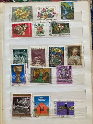 Lotto francobolli vintage Austria e Svizzera