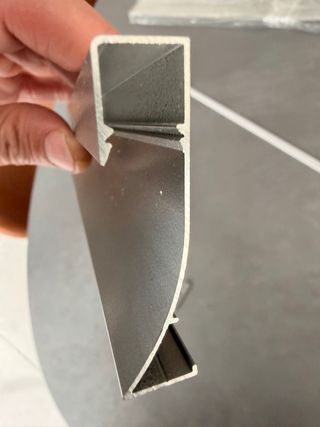 Rodapié Zócalo Aluminio Grafito LED 80cm