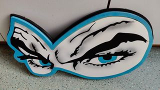 Diabolik insegna in polistirolo