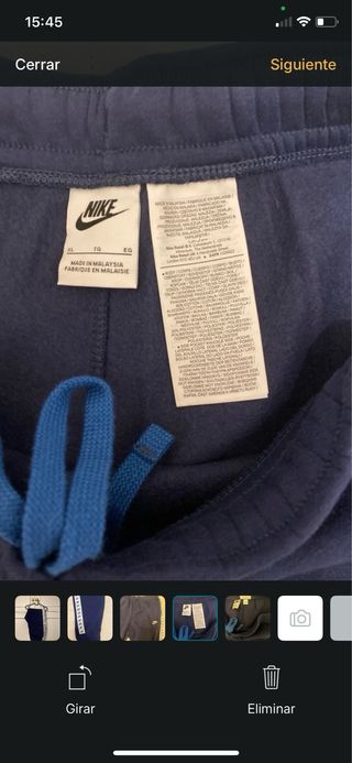 Pantalón chandalNike XL azul oscuro muybuen estado