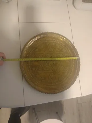 Bandeja metal antigua