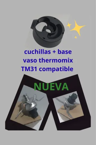CUCHILLAS + BASE VASO THERMOMIX  TM31