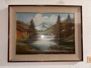 Quadri olio su tela vintage