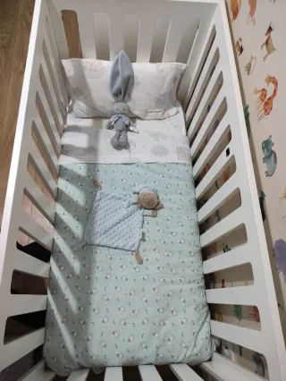 Cuna blanca infantil
