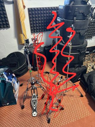 Set de herrajes para bateria (SOLO HIHAT)