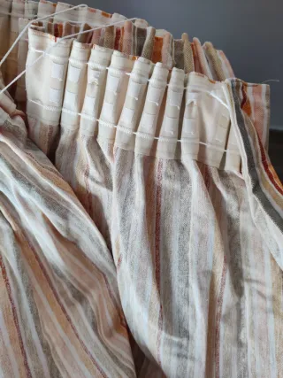 CORTINAS LONETA + REGALO DE VISILLOS.