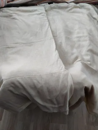 CORTINAS LONETA + REGALO DE VISILLOS.