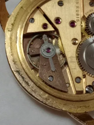 Reloj Rodania cuerda manual 15 rubis calibre 1130