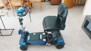 Scooter Eléctrico Plegable Silla Azul