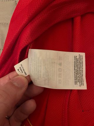 Camiseta basquet España firmada Iho Lopez