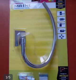 Porta asciugamani da incollo