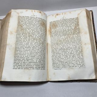 Libro Antico 1842 Omelie San Carlo Borromeo