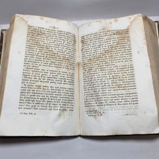 Libro Antico 1842 Omelie San Carlo Borromeo