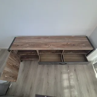 Mueble Salón 1.90m Madera y Metal