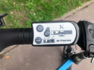 Bicicleta Eléctrica Plegable Azul