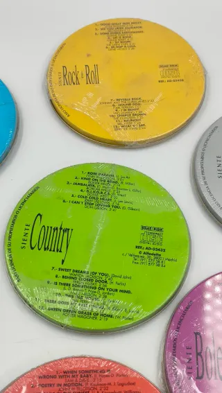 Colección 7 CDs Siente - Latas