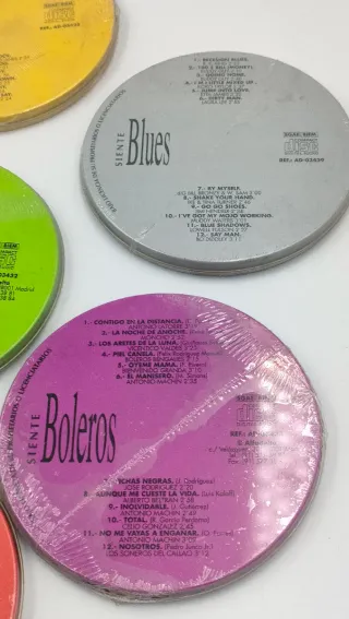 Colección 7 CDs Siente - Latas