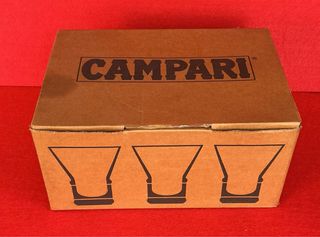 6 Bicchieri Campari Nuovi