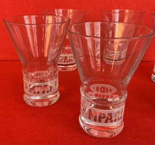 6 Bicchieri Campari Nuovi