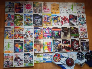Nintendo Wii + Accesorios + 49 Juegos