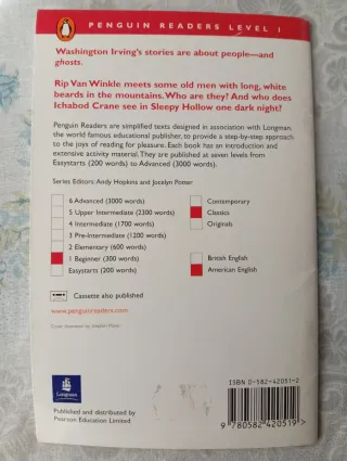 The Legend of Sleepy Hollow - Rip Van Winkie libro