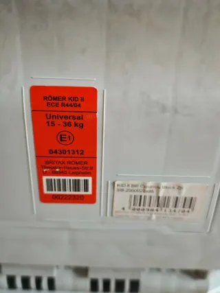 Britax Römer Kid II Silla Coche Negro