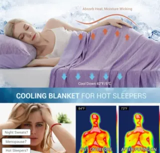 Manta de verano morado 150 x 200 cm