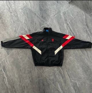 Chándal Manchester United Adidas Negro Rojo