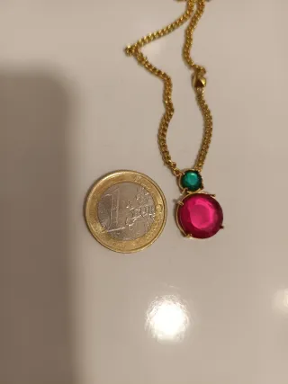 Gargantilla Tous plata vermeil baño en oro/piedras