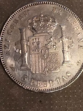 5 Pesetas Alfonso XIII 1899