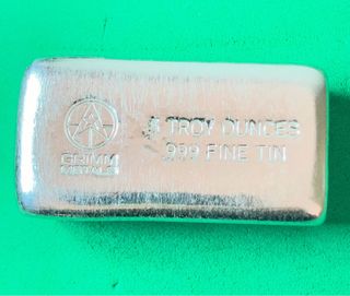 L#565 Lingote de 5 OZ estaño puro .999