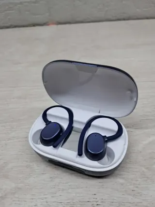 Auriculares Deportivos Inalámbricos Azul/Blanco