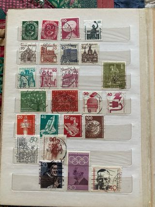 Collezione francobolli DDR Germania Est/Ovest 150+