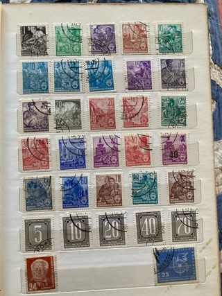 Collezione francobolli DDR Germania Est/Ovest 150+