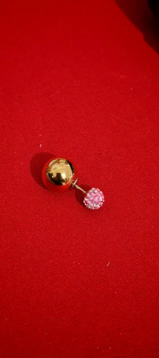 Set gioielli in acciaio inox color oro – orecchini