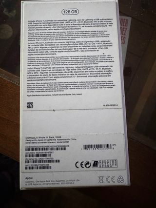 iPhone 11 128 GB Negro