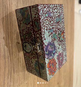 Pequeño joyero artesanal coreano con madreperla