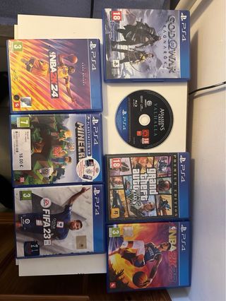 Pack PS4 Sony 3 Mandos y Juegos