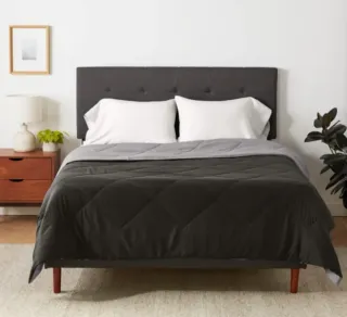 Edredón Nórdico Cama 90 Negro/Gris