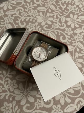 Reloj jacqueline acero inoxidable oro rosa