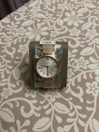 Reloj jacqueline acero inoxidable oro rosa