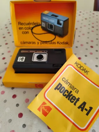 Cámara Kodak pocket A-1 con caja