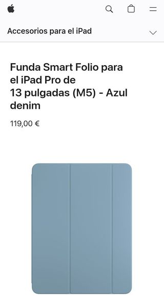 Custodia Apple Smart Folio per iPad Pro da 13 pollici (M5) - Denim Blue