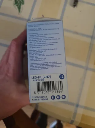 Solo hoy promo Philips LED H7 Ultinon Pro3021