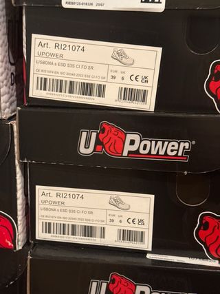 ZAPATOS TRABAJO U-POWER NUEVOS TALLA 39