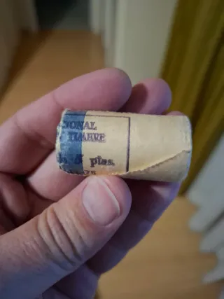 20 monedas de 5 pesetas año 1975 en su cartucho