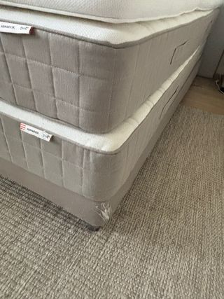 2 camas 90x 200 Modelo Ikea Base+Matteraso